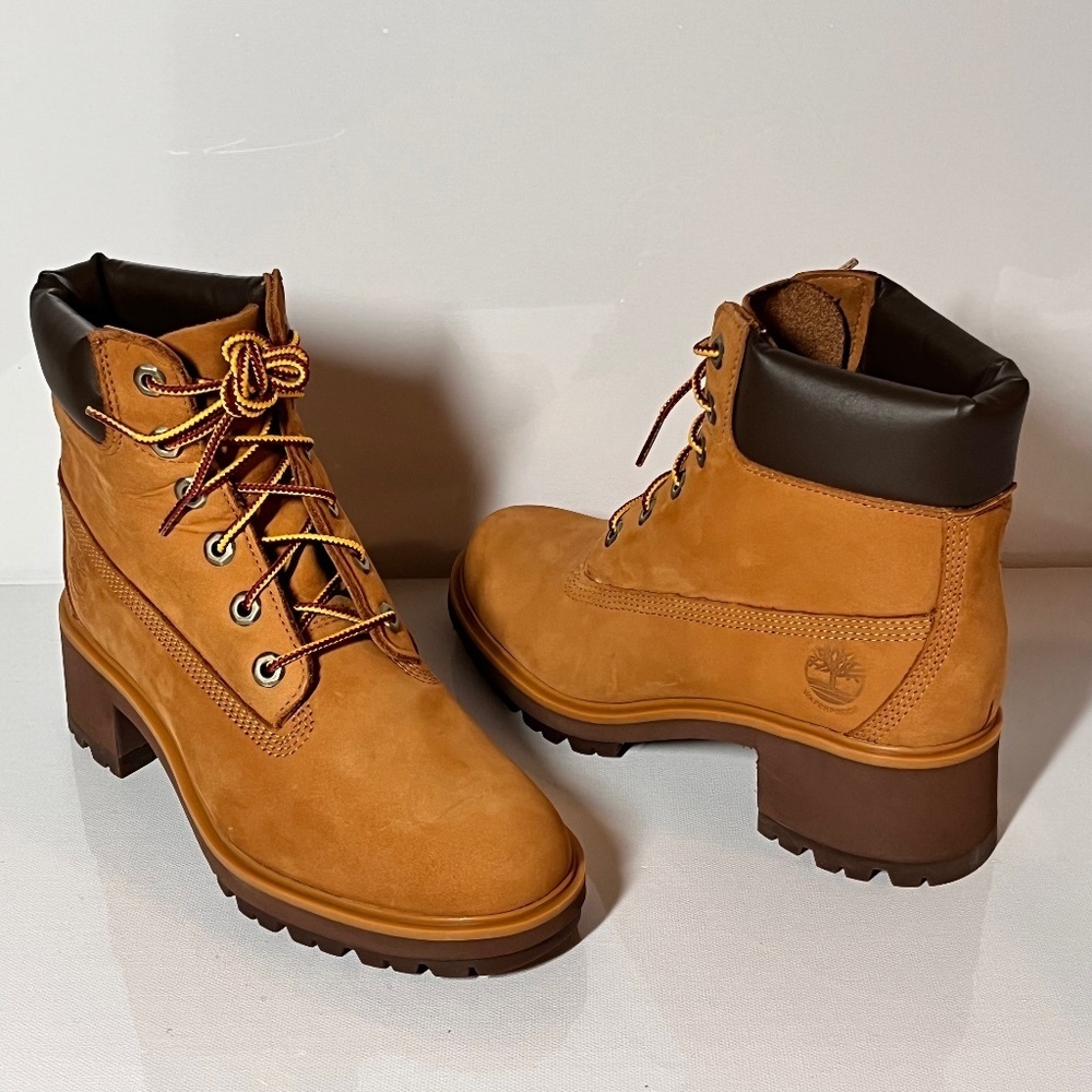 Timberland Kinsley Leather Lace-Up Boots